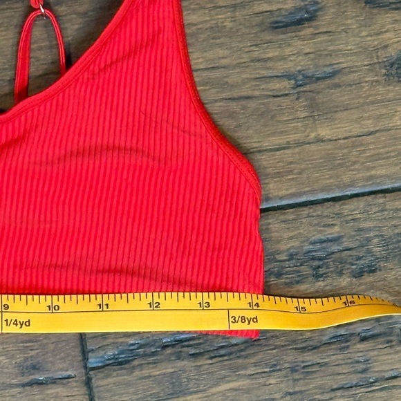 Frankie's Bikinis Red Sporty Bikini size L and XL - Picture 8 of 10